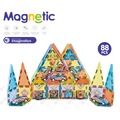 Bufnitel Joc magnetic - Parcarea masinutelor 88 piese (5.5 cm)