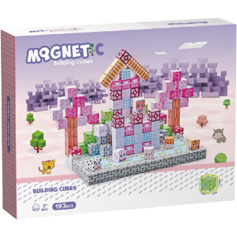 Bufnitel Cuburi magnetice  - Universul printeselor 193 piese (2 cm)