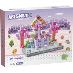 Cuburi magnetice  - Universul printeselor 193 piese (2 cm)