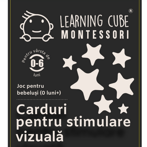 K-TOYZ Carduri pentru stimulare vizuala alb - negru (0 - 6 luni)