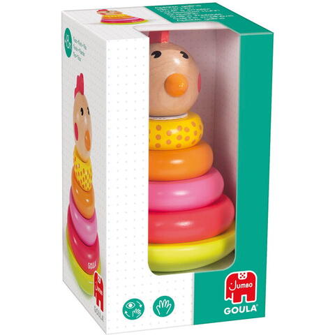 GOULA Piramida pentru bebelusi - Gainusa colorata