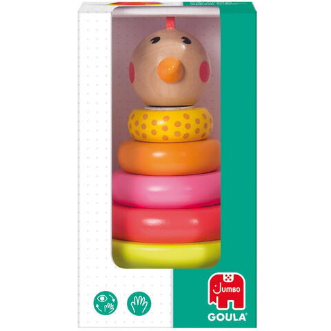 GOULA Piramida pentru bebelusi - Gainusa colorata