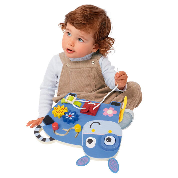 Centru de activitati din lemn - Magarus vesel [7]