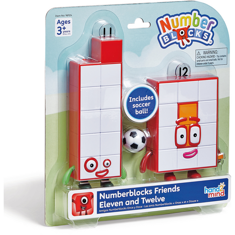 Hand2Mind Set figurine Numberblocks - Unsprezece & Doisprezece