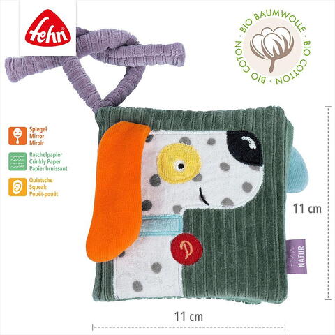 Fehn Carte din plus pentru bebelusi - Catelus NATUR