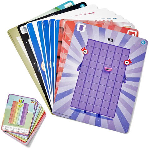 Hand2Mind MathLink®Cubes Numberblocks Set activitati - Eroii cu Zero