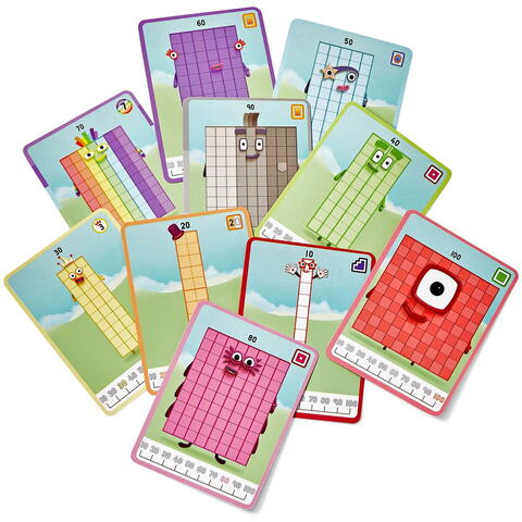 Hand2Mind MathLink®Cubes Numberblocks Set activitati - Eroii cu Zero