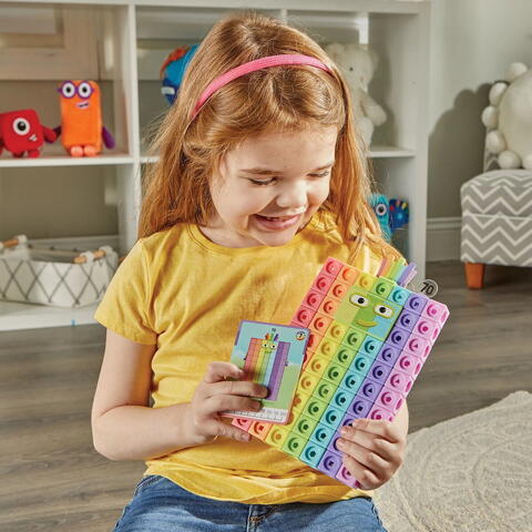 Hand2Mind MathLink®Cubes Numberblocks Set activitati - Eroii cu Zero