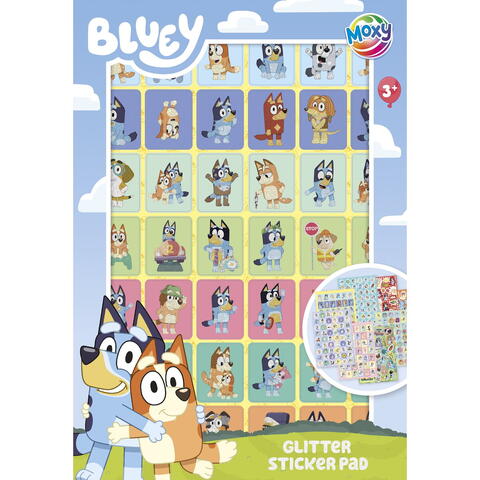 Moxy Abtibilduri cu sclipici - Bluey