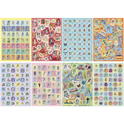 Moxy Abtibilduri cu sclipici - Bluey