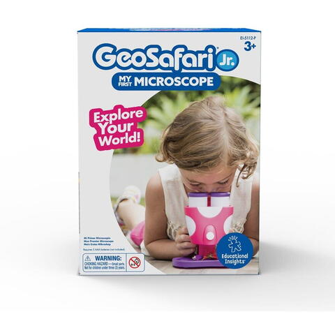 Educational Insights GeoSafari - Primul meu microscop (roz) - RESIGILAT