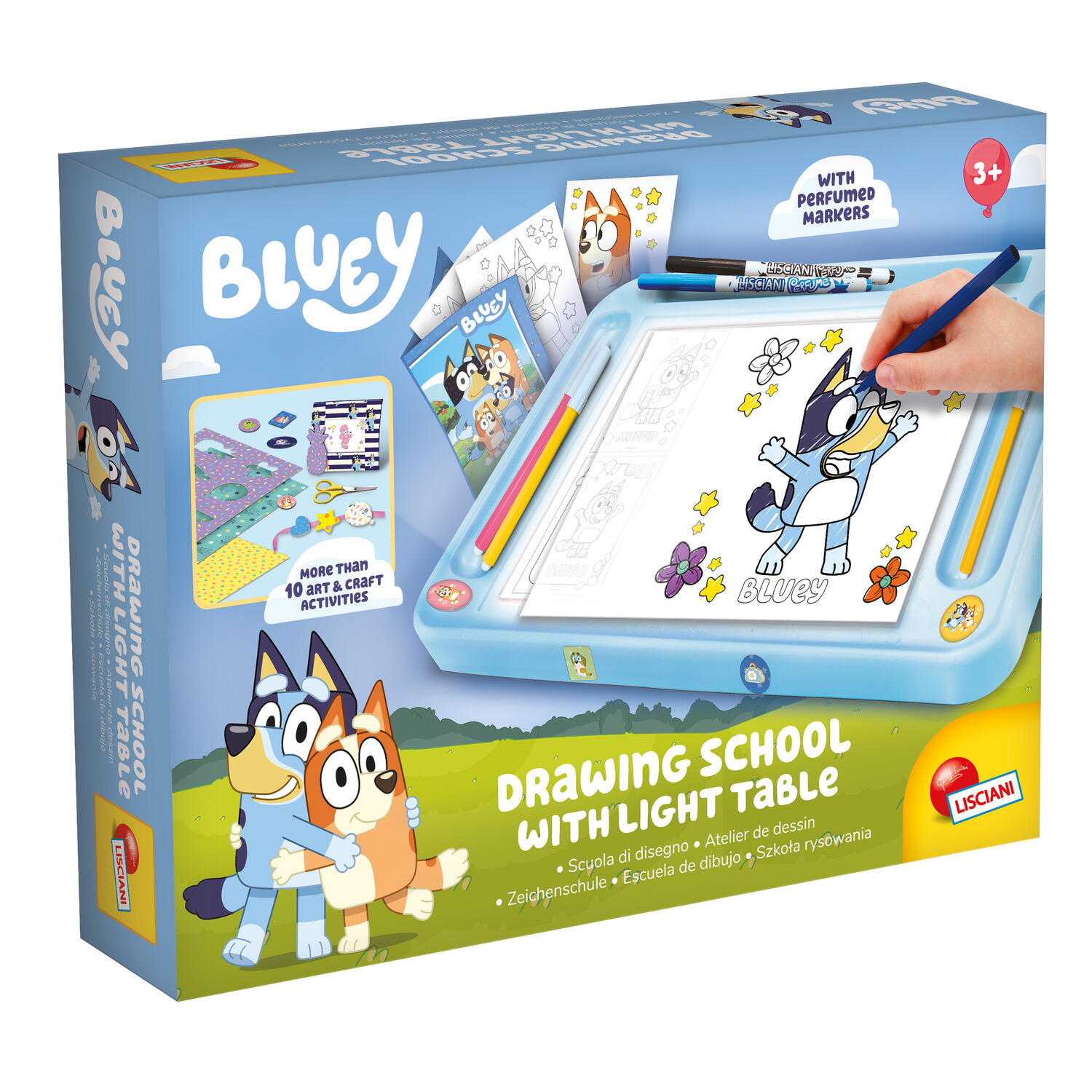 Jucarii creative - Tablita de desen cu lumini - Bluey
