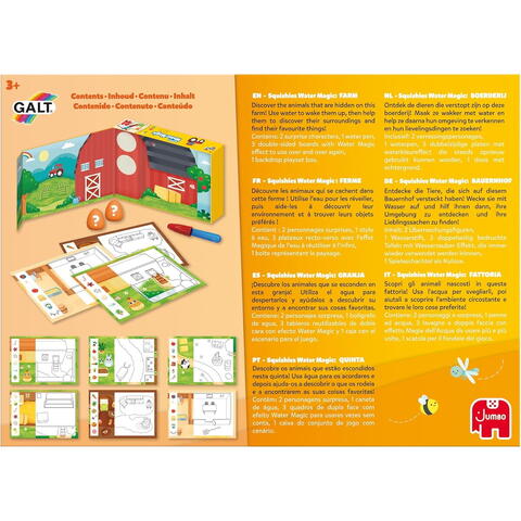 Galt Set Water Magic de colorat: La ferma cu Squishies