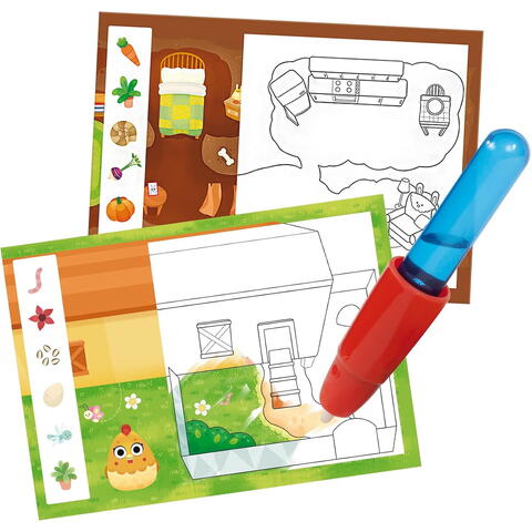 Galt Set Water Magic de colorat: La ferma cu Squishies