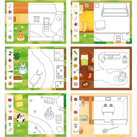 Galt Set Water Magic de colorat: In jungla cu Squishies