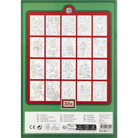 Moxy Carte de colorat - Vine Craciunul (32 pag.)