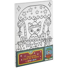 Moxy Set pictura pe numere - Pisicuta de Craciun