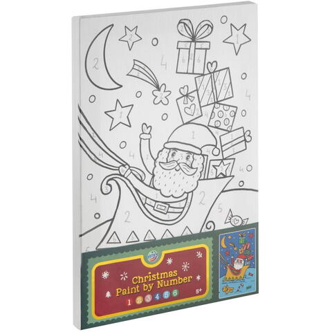 Moxy Set pictura pe numere - Mos Craciun si cadourile