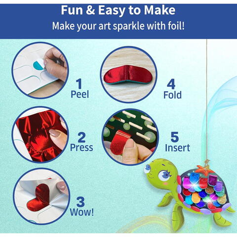 Chalk and Chuckles Decoratiuni cu folii de transfer - Animalute marine