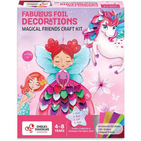 Chalk and Chuckles Decoratiuni cu folii de transfer - Prieteni magici