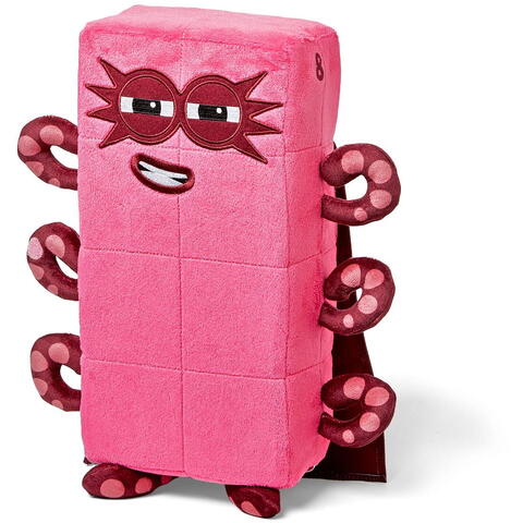 Hand2Mind Mascota din plus Numberblocks - Opt