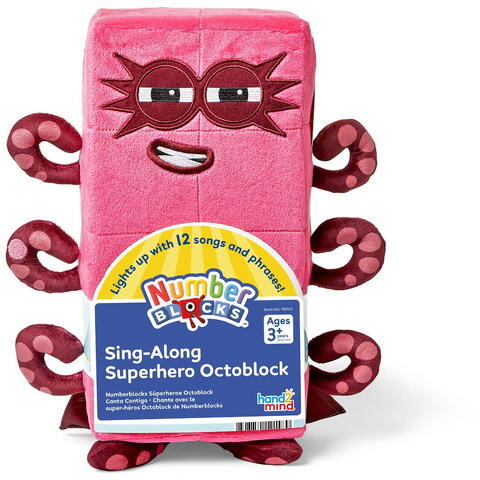 Hand2Mind Mascota din plus Numberblocks - Opt