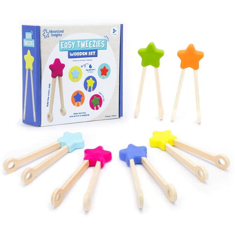 Educational Insights Set 6 pensete din lemn