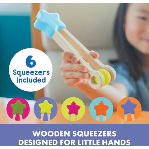 Educational Insights Set 6 pensete din lemn