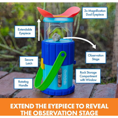 Educational Insights Binoclu GeoSafari® Jr- Micutul explorator al rocilor