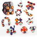 Clixo® joc magnetic de construit - Tiny & Mighty - Spatiul cosmic (9 piese)