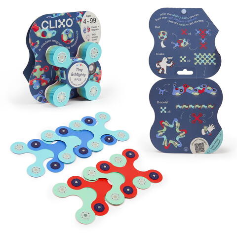 Clixo® joc magnetic de construit - Tiny & Mighty - Ocean (9 piese)