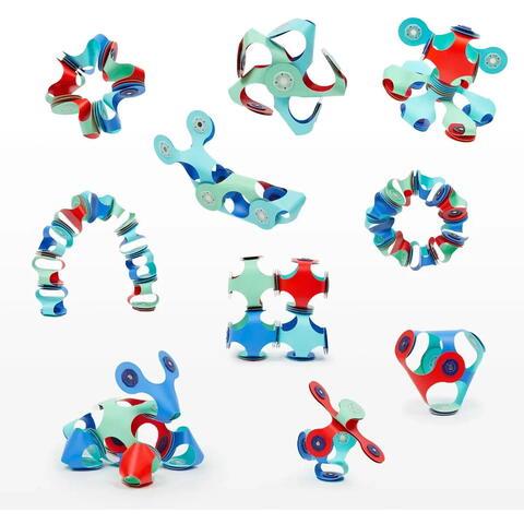 Clixo® joc magnetic de construit - Tiny & Mighty - Ocean (9 piese)