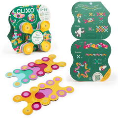 Clixo® joc magnetic de construit - Tiny & Mighty - Pasari tropicale (9 piese)