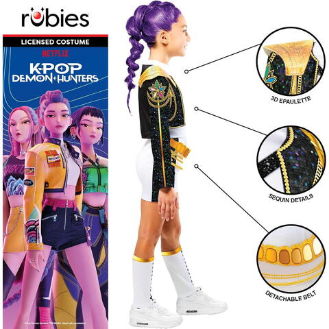 Rubies Costum de carnaval K-Pop Demon Hunters - Rumi Golden Deluxe