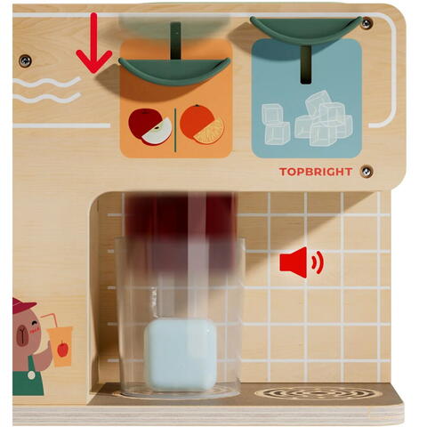 Topbright Joc de rol Montessori - Buticul cu sucuri
