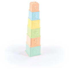 Primul meu turnulet - Pastel (6 piese)