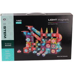 Bufnitel Labirintul meu magnetic cu lumini - 140 piese (7.5 cm)