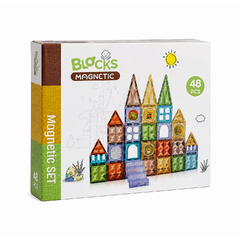 Bufnitel Joc magnetic  Diamond - 48 piese (7.5 cm)