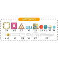 Bufnitel Labirintul meu magnetic cu lumini - 54 piese (7.5 cm)