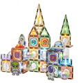 Bufnitel Labirintul meu magnetic cu lumini - In spatiu 100 piese (7.5 cm)