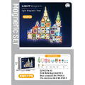 Bufnitel Labirintul meu magnetic cu lumini - In spatiu 100 piese (7.5 cm)