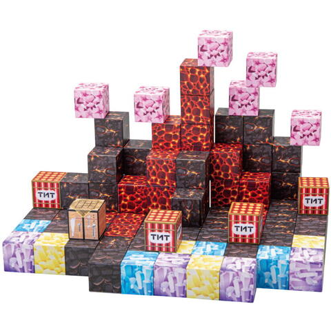 Bufnitel Cuburi magnetice - TNT 86 piese (2 cm)