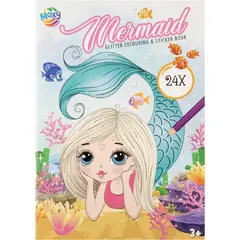 Moxy Carte de colorat cu abtibilduri - Sirena magica