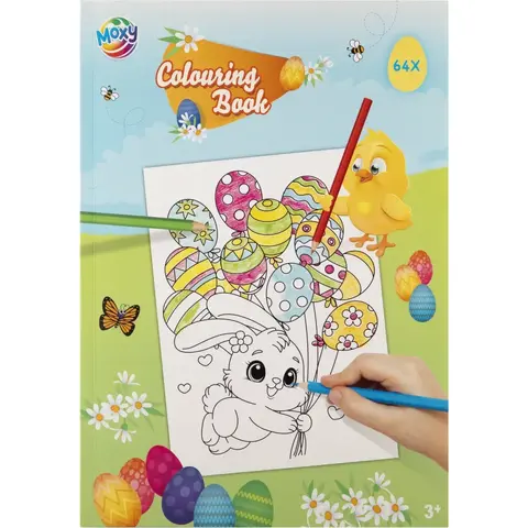 Moxy Carte de colorat - Vine Pastele (64 pagini)