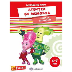 Caiet de activitati. Invatam cu Fixiki - Atentia si memoria