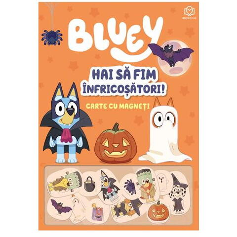 Bookzone Carte cu magneti - Bluey - Hai sa fim infricosatori!