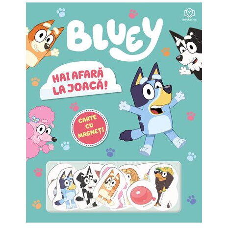 Bookzone Carte cu magneti - Bluey - Hai afara la joaca!