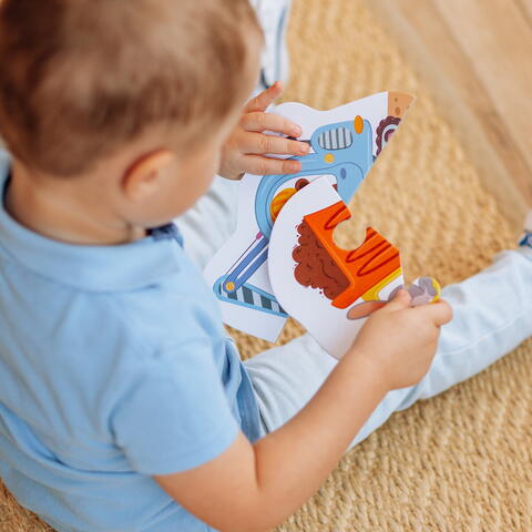 Dodo Baby puzzle 3 in 1 - Mijloace de transport (2,3,4 piese)