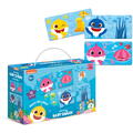 Dodo Puzzle - Potriveste culorile cu  Baby Shark (24 piese)