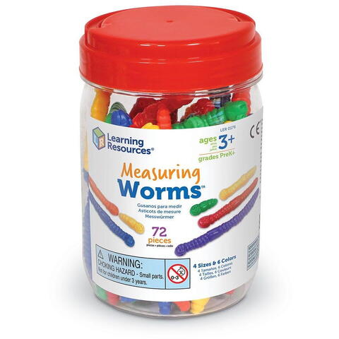 Learning Resources Viermi pentru masurat (set 72 buc) - RESIGILAT
